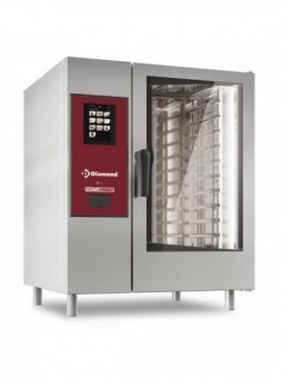 Four gaz "TOUCH" vapeur directe/convection 10x GN 1/1+Cleaning