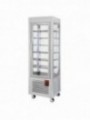 Panoramische vitrine, 5 roosters, geventileerd, 360 LT, RVS