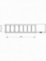 Refrigerated structure GN 7x1/3, with lid