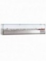 Refrigerated structure 9x GN 1/3 - 150 mm, with sneezeguard