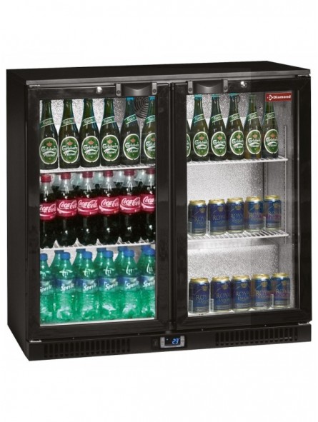 Flessenkoeler geventileerd "Back Bar" 2 draaideuren