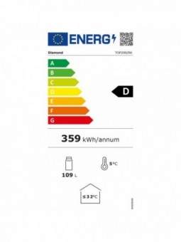 Cooler, 110 liters, positive temperature