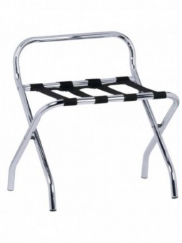 Folding trestle for lugagge, chrome