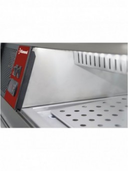 Refrigerated display for sushi, double perforated bottom (included)