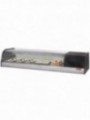 Refrigerated display for sushi, double perforated bottom (included)