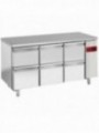 Refrigerating table composed of :