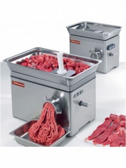 Table top stainless steel meat mincer N° 32 with partial unger head, 440kg/h
