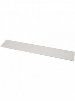 Frontal window pane sneeze guard, in tempered glass