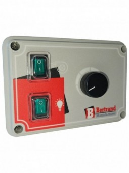 Electronic variator + switch for LED