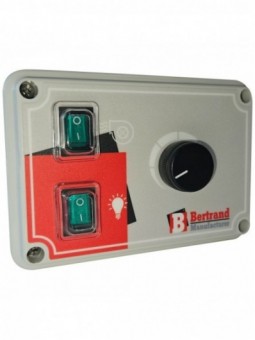 Electronic variator + switch for LED