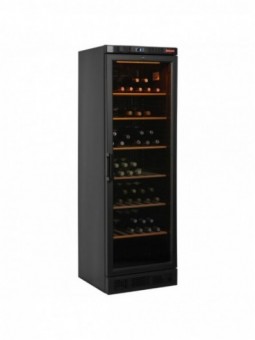 Ventilated wine cellar, 380 liters, BLACK